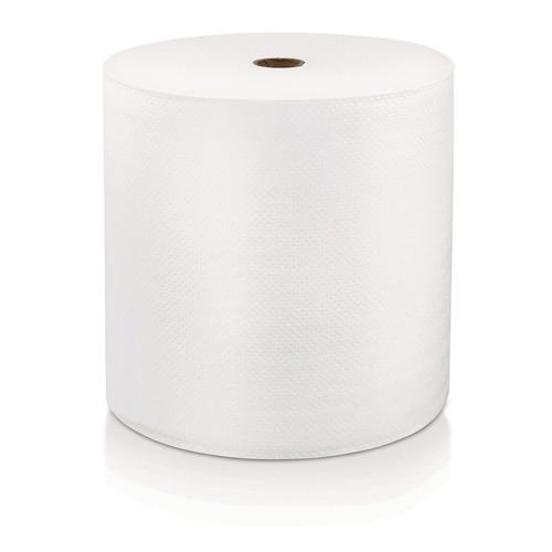 Perforated Roll & Hand Towels | LoCor 46897 7 in. x 800 ft. 1-Ply Hard Wound Roll Towel - White (6/Carton) image number 0