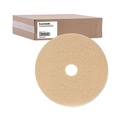 Floor Pads-Cleaning, Buffing & Polishing | Boardwalk BWK4020ULT 20 in. Diameter Burnishing Floor Pads - Tan (5/Carton) image number 1