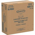Cup Lids | Dart DLR662 16 oz. Plastic Dome-Top Cold Cup Lids - Clear (1000/Carton) image number 0