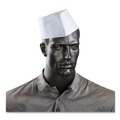 Chef Hats | AmerCareRoyal RCC2W One Size Fits All Crepe Paper Adjustable Classy Cap - White (1000/Carton) image number 4