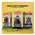 Drawstring & Kitchen Bags | Glad 00079 30 in. x 33 in. 30 gal. 0.81 mil Large Quick-Tie Trash Bags Tie-Flap - Black (10/Box 12 Boxes/Carton) image number 9
