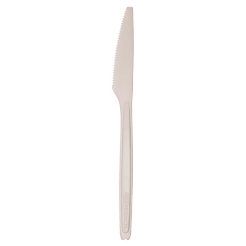 Disposable Knives | Eco-Products EP-CE6KNWHT 6 in. Cutlery Knife for Cutlerease Dispensing System - White (960/Carton) image number 0