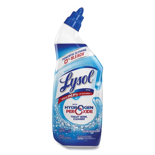 Toilet Bowl Cleaners | LYSOL Brand 19200-98011 24 oz. Toilet Bowl Cleaner with Hydrogen Peroxide - Ocean Fresh Scent image number 0