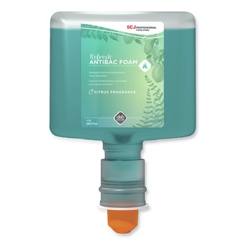 SC Johnson ANT120TF 1.2 L  Refresh Foaming Hand Soap Touch Free Cartridge Refill - Citrus Scent (3/Carton)
