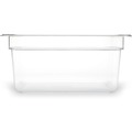 Food Storage Containers & Lids | Carlisle 10222B07 10.38 in. x 12.75 in. x 6 in. 8.7 qt. StorPlus Plastic Polycarbonate Food Pan - Clear image number 1