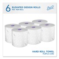 Perforated Roll & Hand Towels | Scott 02001 8 in. x 950 ft. 1-Ply Essential High Capacity Hard Roll Towel - White (6 Rolls/Carton) image number 2