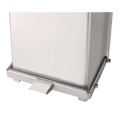 Waste Receptacles | Rubbermaid Commercial FGST12SSPL 6.5 gal. Defenders Heavy-Duty Steel Step Can - Stainless Steel image number 3