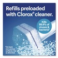 Toilet Brushes | Clorox CLO31620 ToiletWand Disinfecting Refill Heads - Blue/White (6 Packs/Carton) image number 4