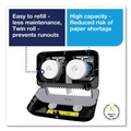 Toilet Tissue Dispensers | Tork 473208 Elevation 14.17 x 5.08 x 8.23 Coreless High Capacity Bath Tissue Dispenser - Black image number 4