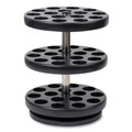Perforated Roll & Hand Towels | Mind Reader PODSUS45-BLK 9.5 in. x 9.5 in. x 11.75 in. Anchor Collection 3-Tier Single Serve Pod Carousel Countertop Organizer - Black image number 0