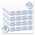 Perforated Roll & Hand Towels | Scott 05102 Essential Septic-Safe Standard Roll Bathroom Tissue for Business - White (1210 Sheets/Roll, 80 Rolls/Carton) image number 2