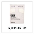 Toilet Seat Covers | GEN GENTSC40125Q 14.17 in. x 16.73 in. Quarter-Fold Toilet Seat Covers - White (5000/Carton) image number 4
