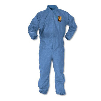  | KleenGuard 45005 A60 Elastic-Cuff Ankle and Back Coveralls - 2X-Large/Blue (24/Carton)