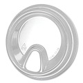 Cup Lids | Fabri-Kal SLKC1224 Greenware Plastic Cold Drink Sip Lids, Fits 12 oz to 24 oz Cold Cups - Clear (1000/Carton) image number 0
