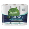 Perforated Roll & Hand Towels | Seventh Generation SEV 13731 11 in. x 5.4 in. 2-Ply 100 Percent Recycled Paper Kitchen Towel Rolls (4/Carton) image number 0