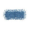 Mop Heads | Boardwalk BWK1118 18 in. x 5 in. Cotton/Synthetic Looped-End Mop Head - Blue image number 0