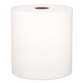 Perforated Roll & Hand Towels | Kleenex 01080 8 in. x 425 ft. 1.5 in. Core 1-Ply Hard Roll Paper Towels - White (12 Rolls/Carton) image number 1