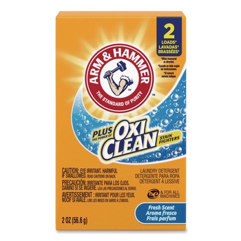  | Arm & Hammer 57037-60000 Plus the Power of OxiClean Powder Detergent 2 oz Box 156/Carton