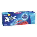 Resealable Bags | Ziploc 351126 9.6 in. x 12.1 in. 1 gal. Zipper Freezer Bags - Clear (28/Box) image number 3