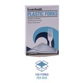 Disposable Forks | Boardwalk BWK FORKMWPS Mediumweight Polystyrene Fork - White (1000/Carton) image number 6