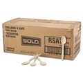 Disposable Spoons | SOLO RSAT-0019 Reliance 5.6 in. Medium Heavy Weight Cutlery Teaspoon - Champagne (1000/Carton) image number 0
