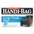 Low-Density Trash Bags | Handi-Bag 1516910 30 in. x 33 in. .65 mil 30 Gallon Super Value Pack Trash Bags - Black (60/Box) image number 1