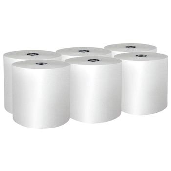 Scott 43960 1-Ply 7.5 in. x 900 ft. Pro Hard Roll Paper Towels with Absorbency Pockets for Scott Pro Dispenser - Gray Core Only (6/Carton)