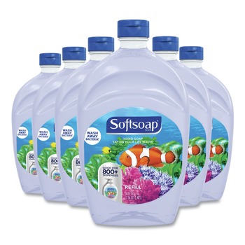 Softsoap US05262A 50 oz Liquid Hand Soap Refill - Fresh Scent (6/Carton)