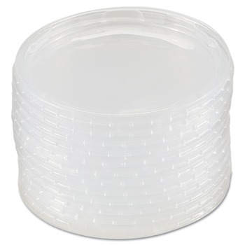 WNA WNA APCTRLID Plug-Style Plastic Deli Container Lids - Clear (50/Pack, 10 Packs/Carton)