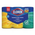 Cleaning Cloths & Wipes | Clorox 30208 7 in. x 8 in. 1-Ply Bleach Free Cleaning Disinfecting Wipes - White Fresh Scent/Citrus Blend (4 Packs/Carton) image number 1