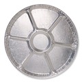 Food Trays & Liners | Handi-Foil HFA 4018100 18 in. x 0.94 in. 6-Compartment Aluminum Lazy Susan (25/Carton) image number 1