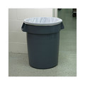High-Density Trash Bags | Boardwalk Z6640VNK 33 in. x 40 in. 33 gal. 16 mic High Density Industrial Can Liners Flat Pack - Natural (200/Carton) image number 4