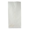 Grocery Bags | Ross & Wallace Paper Products 120302500PK/BL 4.13 in. x 2.63 in. x 7.88 in. #2 Size Grocery Paper Bags - White (500/Bundle) image number 3