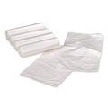 Low-Density Trash Bags | Earthsense Commercial 1507733 40 in. x 46 in. 45-Gallon 1.5 mil. Linear Low Density Clear Recycled Can Liners - Clear (100/Carton) image number 0