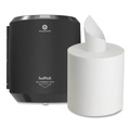Towel Dispensers | Georgia Pacific Professional 58204B SofPull 9.63 in. x 8.88 in. x 10.94 in. CenterPull Hand Towel Dispenser - Black image number 1