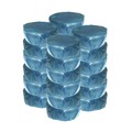 Toilet & Urinal Deodorizers | Fresh Products DIB-F-024I072M-00 Drop-In Tank Non-Para Cleaner Block - Unscented Blue (72/Carton) image number 3