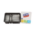 Cutlery Kits | Dixie CH0369DX7 Tray with Plastic Forks/Knives/Spoons Combo Pack - Clear (180/Pack) image number 1