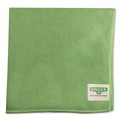 Cleaning Cloths & Wipes | Unger MF400 16 in. x 15 in. SmartColor Microfiber MicroWipes - Green (10/Pack) image number 0