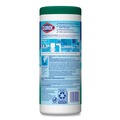 Cleaning Cloths & Wipes | Clorox 01593 7 in. x 8 in. 1-Ply Bleach Free Disinfecting Wipes - Fresh Scent, White (12 Canisters/Carton) image number 4
