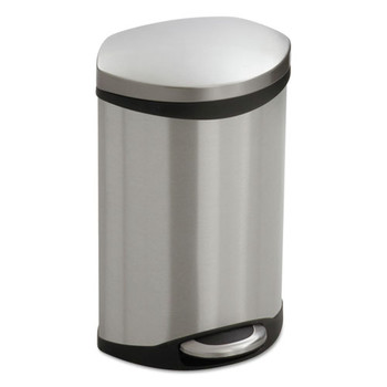 PRODUCTS | Safco 9901SS 3 Gallon Step-On Medical Receptacle - Stainless Steel