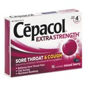 Medicines | Lysol 63824-74016 Sore Throat and Cough Lozenges - Mixed Berry (24 Packs/Carton) image number 1