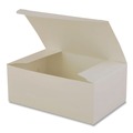 Food Containers & Lids | SCT SCH 2717 7 in. x 4.5 in. x 2.75 in. Paper Carryout Boxes - White (500/Carton) image number 2