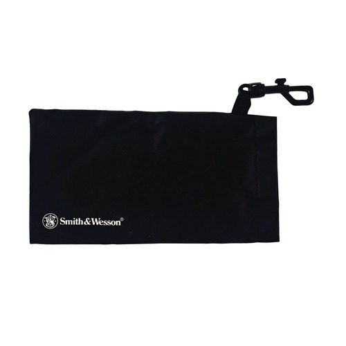 Cases | Ansell KCC19941 4.25 in. x 0.25 in. x 4.25 in. Safety Glasses Carrying Pouch with Belt Clip - Black (12/Carton) image number 0