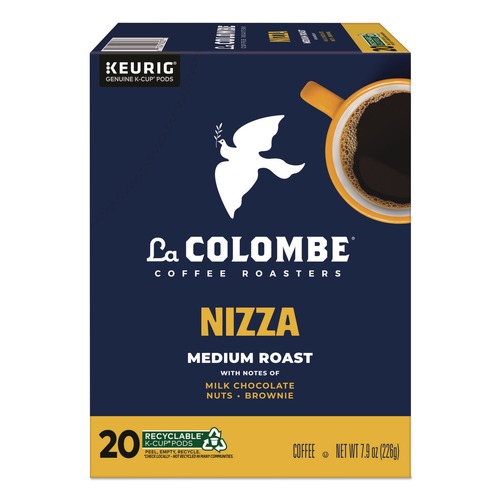 Coffee - Caffeinated | Keurig 5000380612 Medium Roast Coffee K-Cup Pods - Nizza (20/Box) image number 0