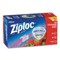 Resealable Bags | Ziploc 316490 5.88 in. x 1.88 in. x 7.88 in. Quart Slider Storage Bags - Clear (9/Carton) image number 4