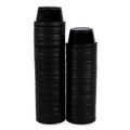 Cups | Boardwalk BWKPRTN2BL 2 oz. Polypropylene Souffle/Portion Cups - Black (2500/Carton) image number 1