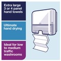 Towel Dispensers | Tork 553120 Xpress 11.9 in. x 4 in. x 11.6 in. Mini Multifold Hand Towel Dispenser H2 - White image number 5