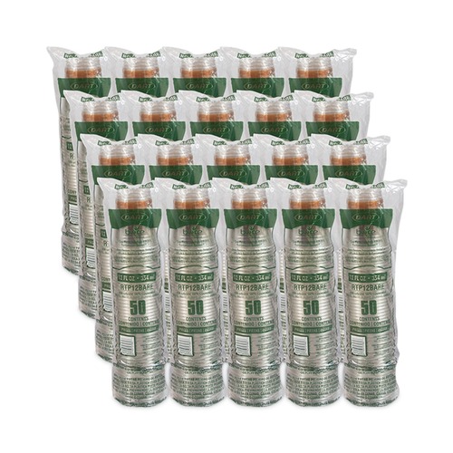 Cups | Dart RTP12BARE Bare Eco-Forward 12 oz to 14 oz RPET Cold Cups (1000/Carton) image number 0
