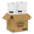 Cleaning Cloths & Wipes | Dart 90PPHT3 9 in. x 8.75 in. x 3 in. 3-Compartments ProPlanet Microwaveable Plastic Hinged Containers - Clear (150/Carton) image number 3