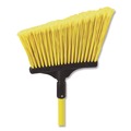 Brooms | Nexstep Commercial Products 91355 MaxiSweep Angle Broom With Fiberglass Handle, 57-in Overall Length, Yellow/Black image number 1
